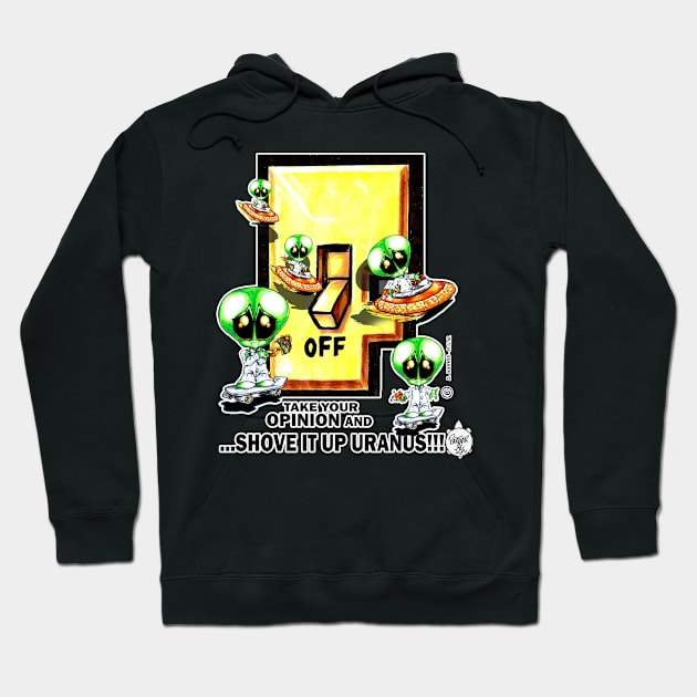 OUTTA THIS WORLD!!! - F-OFF EDIT Hoodie by DHARRIS68